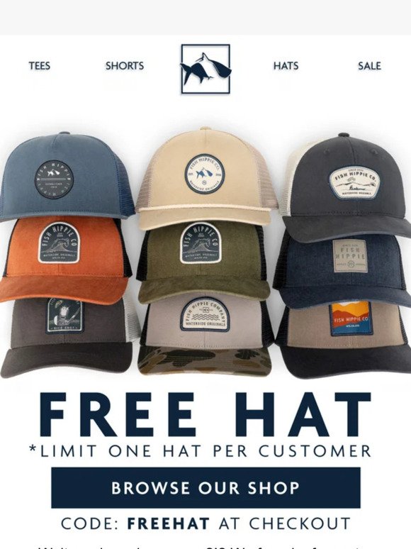 Free Hat, It's Here!