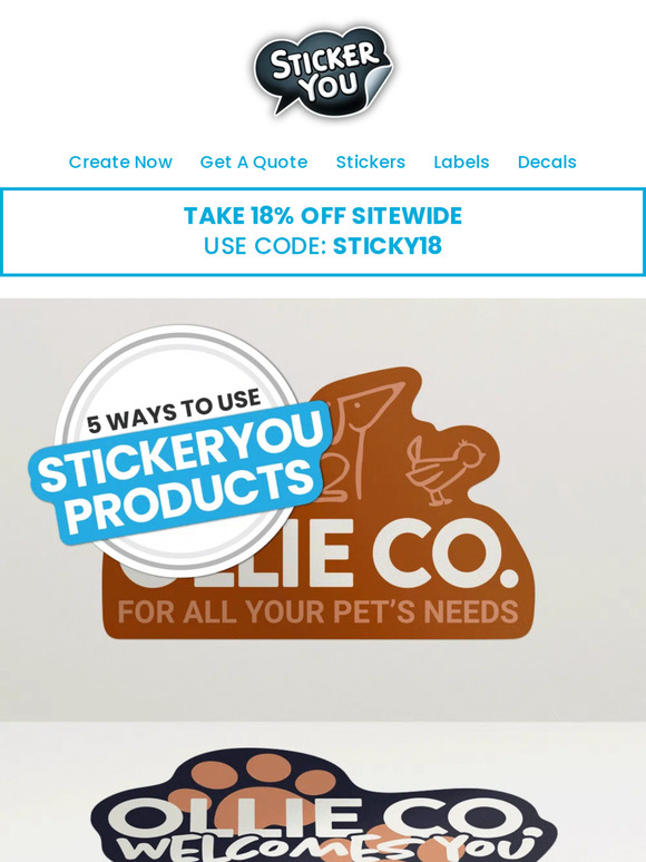 StickerYou 5 Ways to Use StickerYou Products > Milled