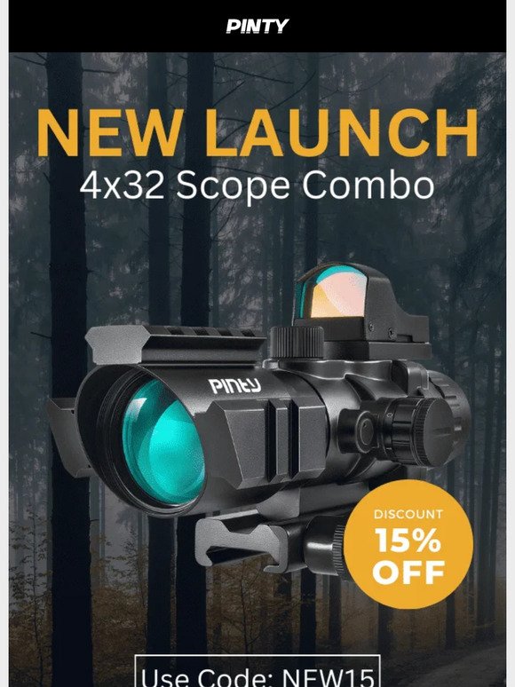 Unlock 15% Off on Our New Prism Scope Combo – Act Fast!
