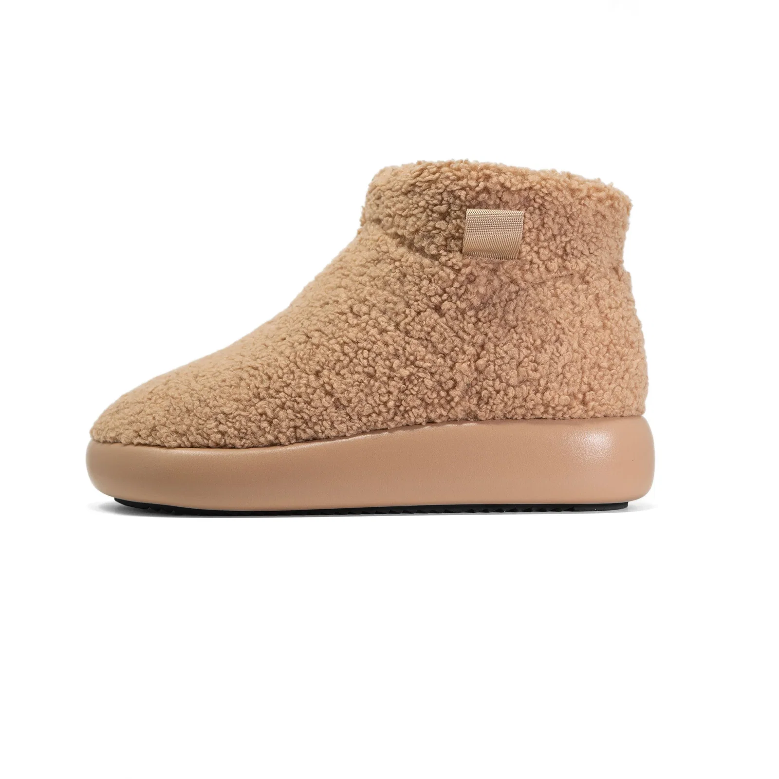 Image of ROAM FUZZY MAGIC MOON BOOTIE BEIGE FAUX SHEARLING