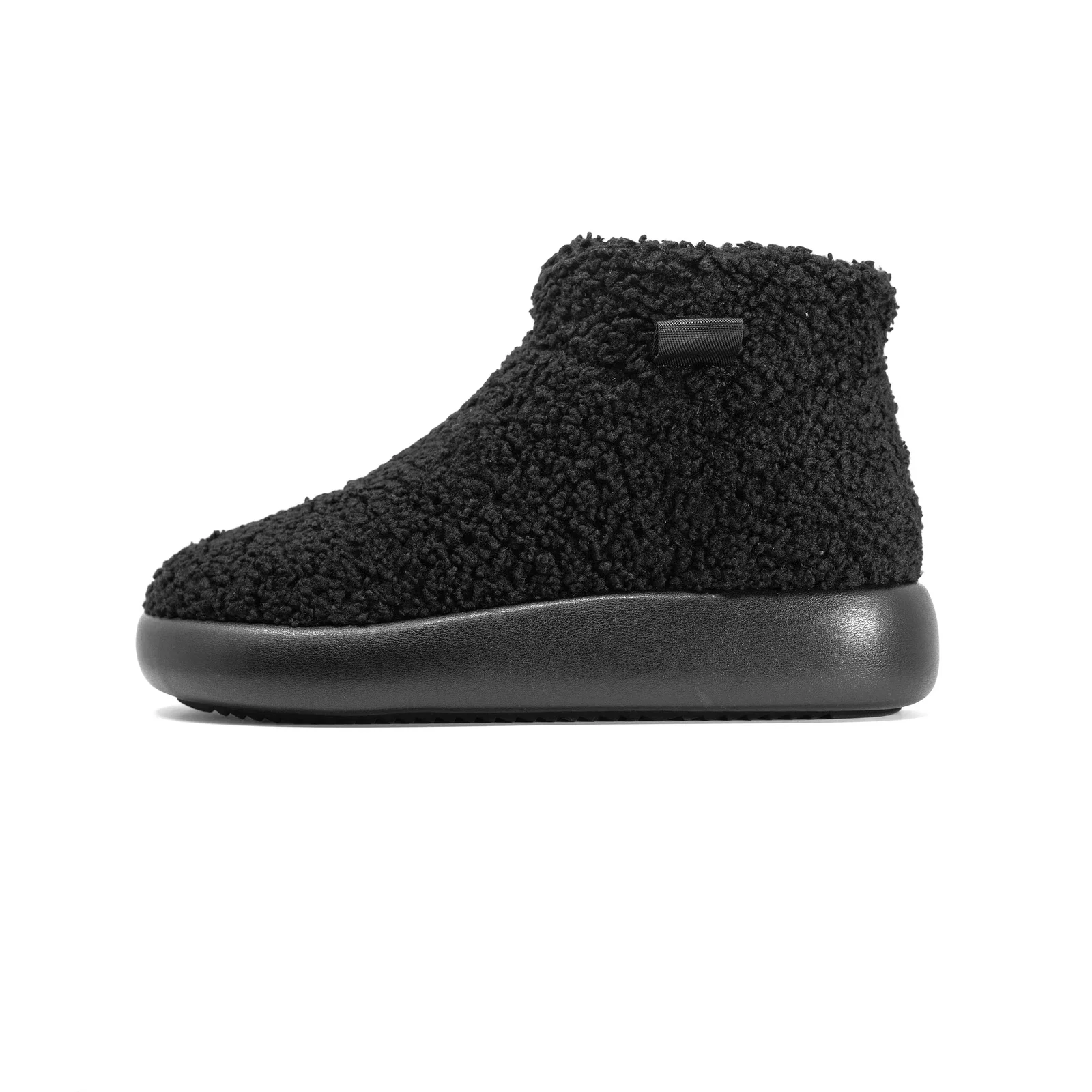 Image of ROAM FUZZY MAGIC MOON BOOTIE BLACK FAUX SHEARLING