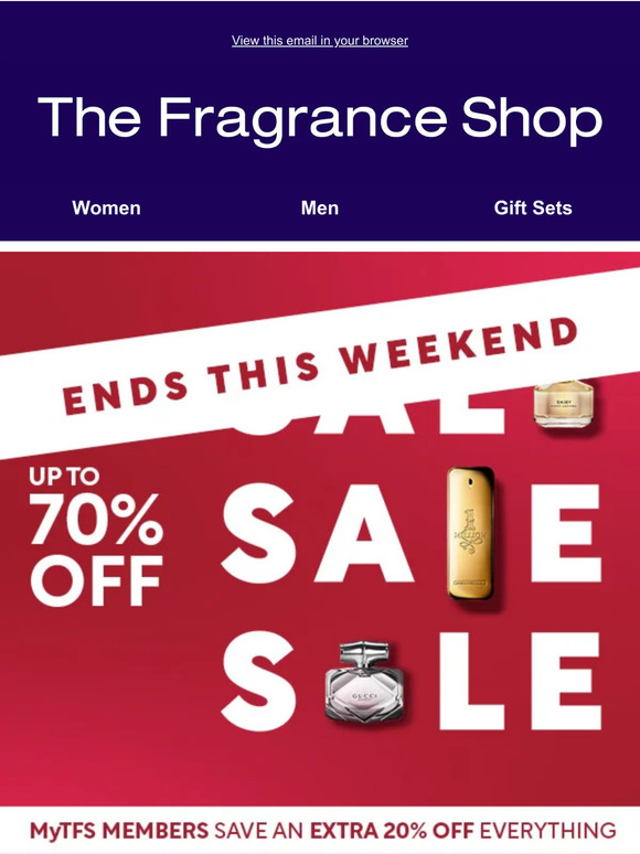 The fragrance shop 20 off new arrivals