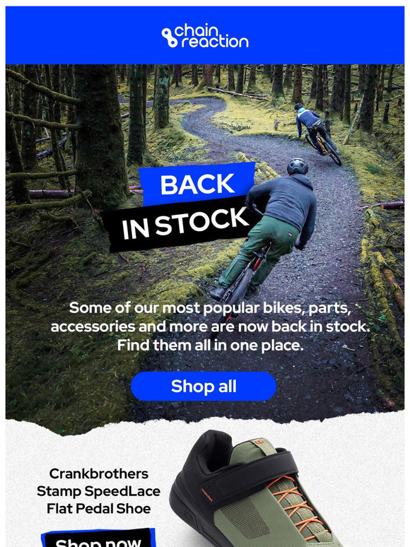 They're back in stock...