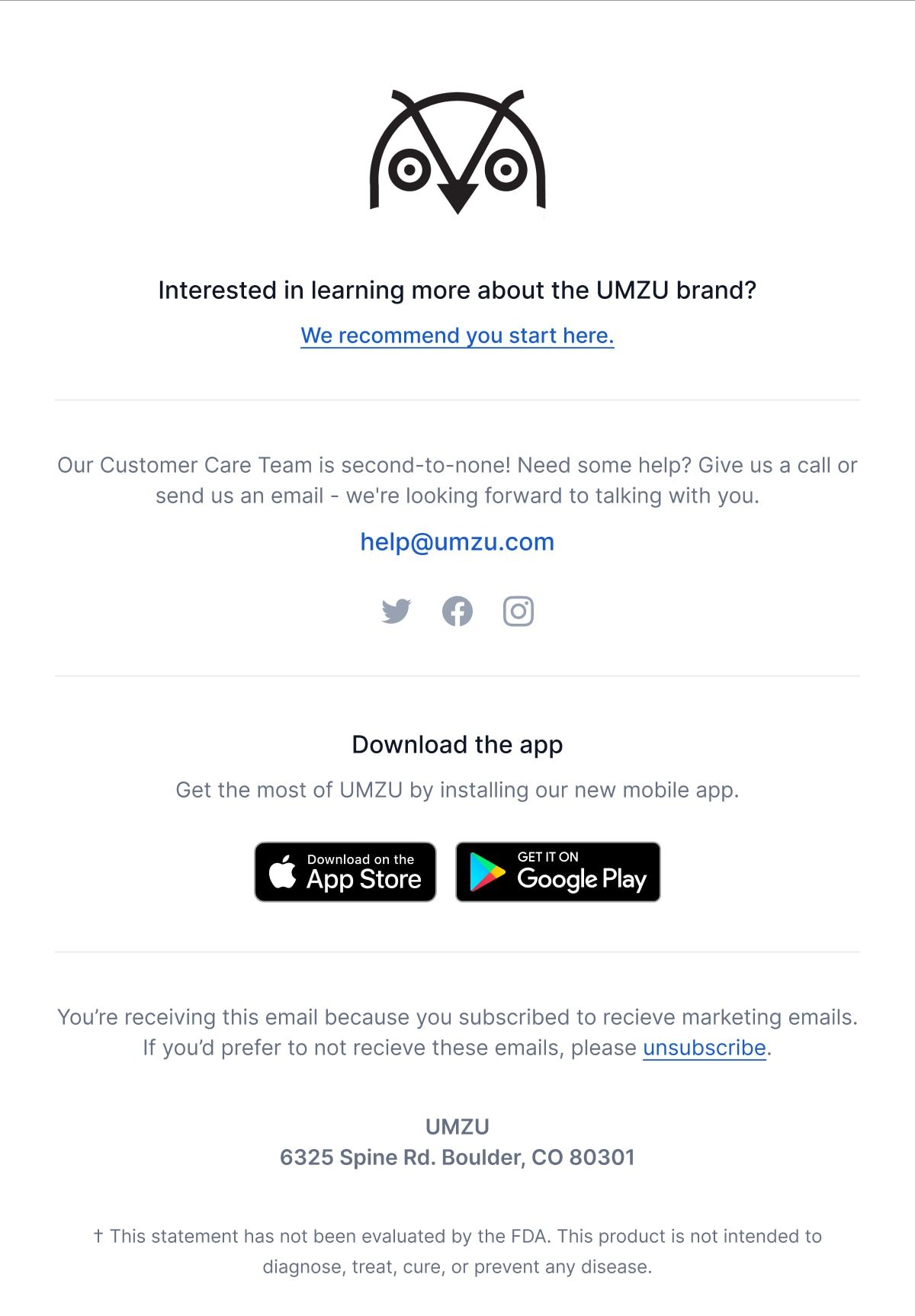 Interested in learning more about UMZU?