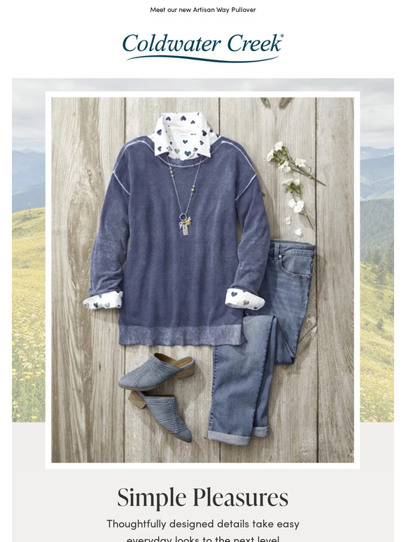 Coldwater Creek One New Look, So Many Compliments Milled