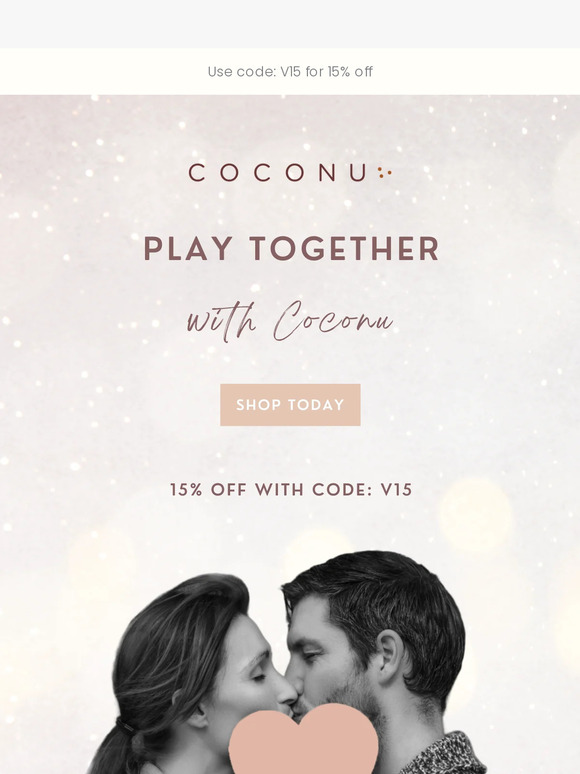 Play together with 15% off ❤️