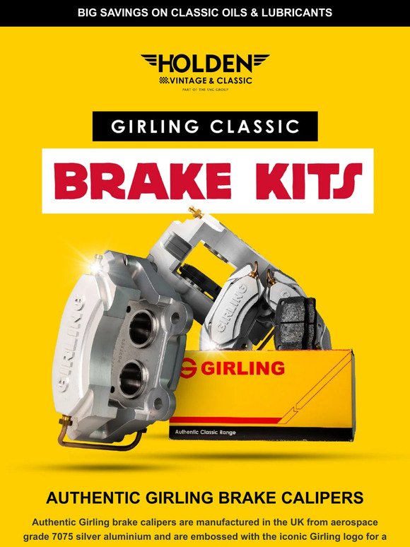 Girling Brake Upgrade Kits!🛑