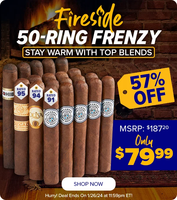 SAMPLER SATURDAY: Fireside 50 Ring Frenzy