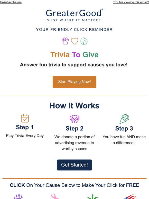 LLC Reminder Play Trivia & Help Today Milled