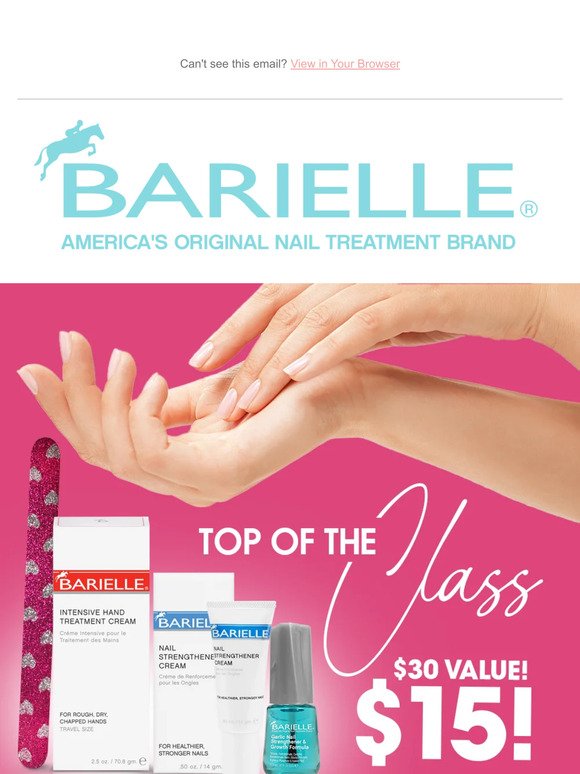 Nourish your hands & nails with Barielle's Top of the Class Kit!