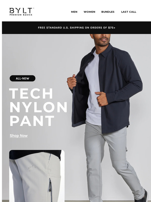 BYLT Basics Where Utility Meets Style 🆕 Tech Nylon Collection Milled