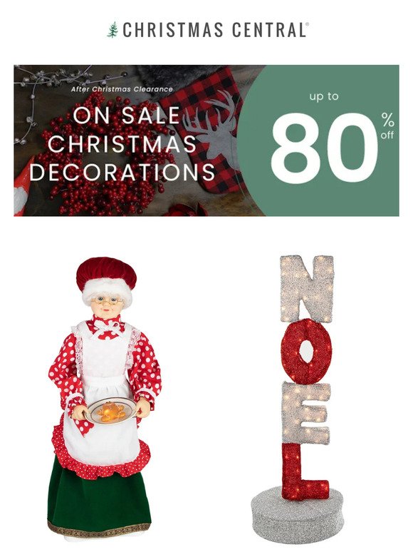 Amazing Savings on Christmas Decorations