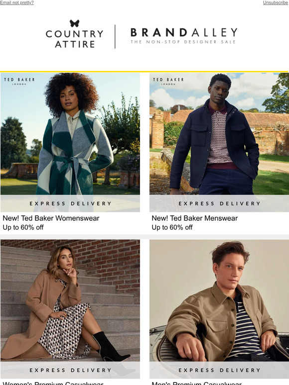 Ted Baker, Tommy Hilfiger and Coach