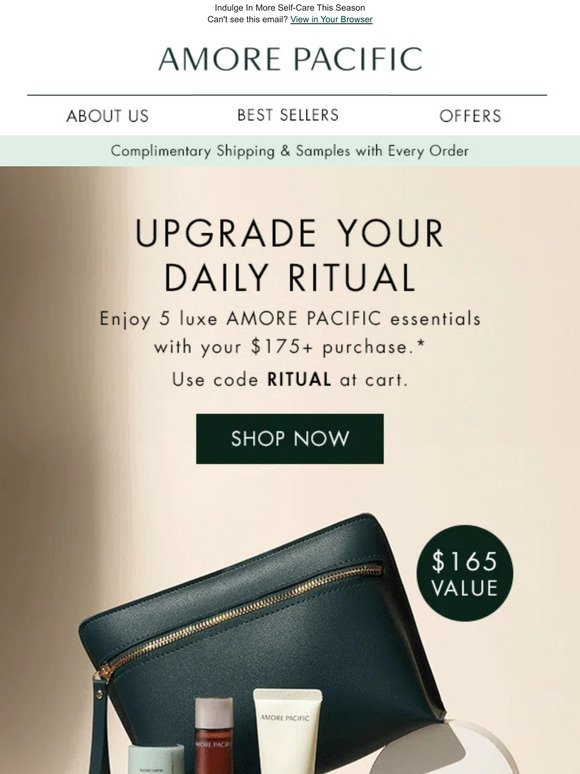 Unlock a Luxe 5-Piece Ritual w/ Any $175+ Purchase