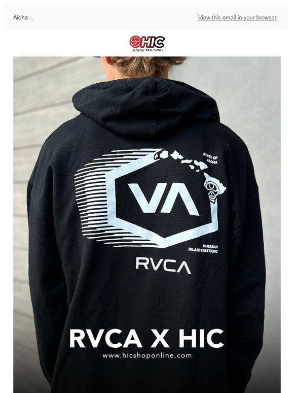 RVCA x HIC Collab! 🤙