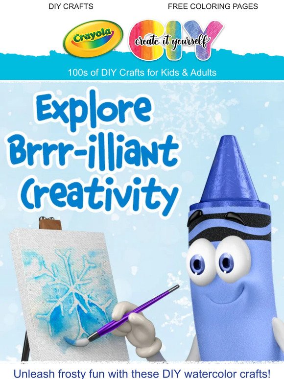 ❄️ Get Cozy & Crafty with Winter Watercolor Crafts