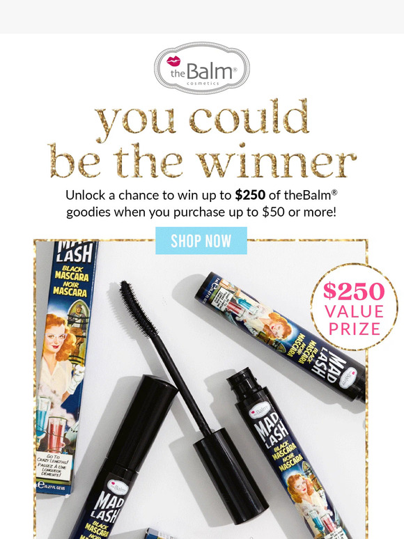 Win $250 in theBalm Products! 😍