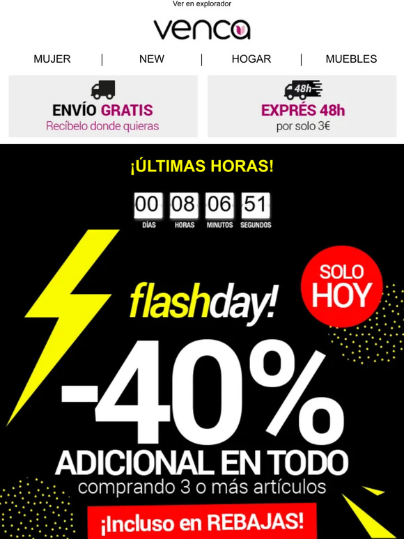 Forum Sport - ⚡⚡⚡ ¡¡REBAJAS FLASH!! ⚡⚡⚡ ¡SÓLO HOY! 👉 Hasta