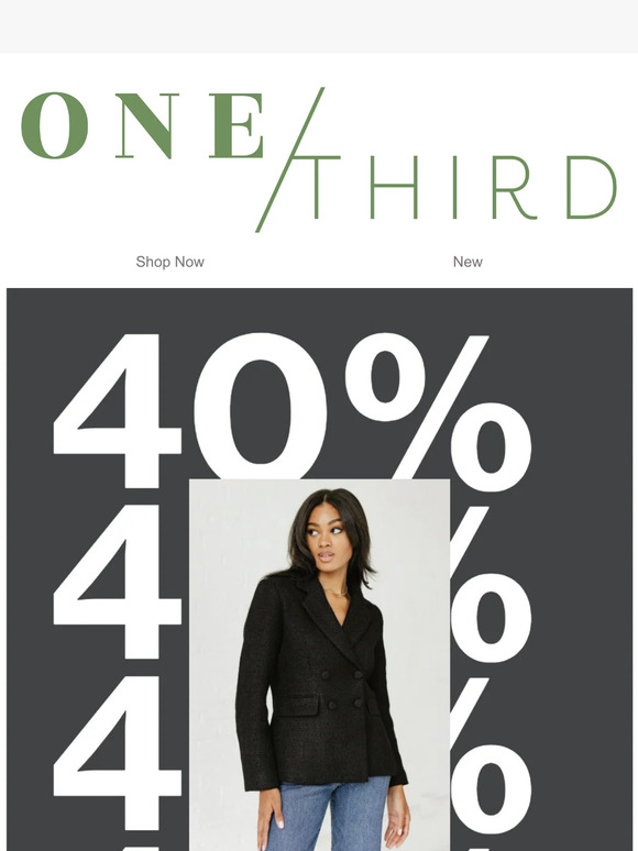 Have you shopped our winter sale! 40% off EVERYTHING