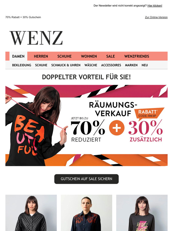Es geht weiter: 30% ZUSÄTZLICH sparen
