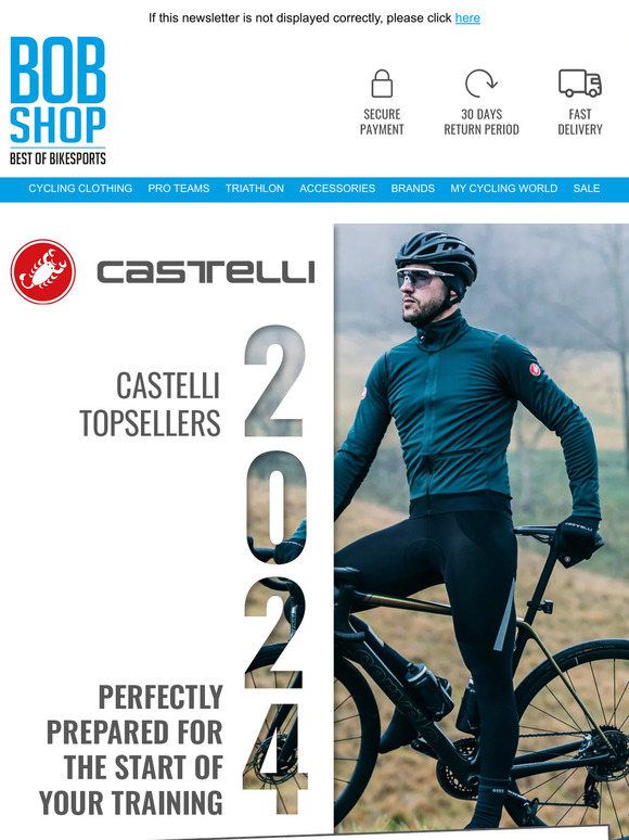 15% off the CASTELLI 2024 collection!