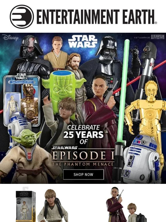 Celebrate 25 Years of Star Wars Episode I!