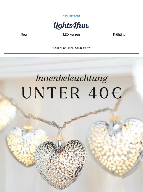 Innenbeleuchtung für unter 40€ ✨