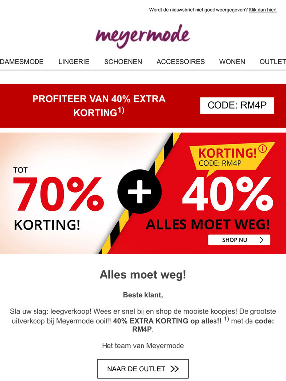 📣 40% korting op ALLES ❗❗  Bespaar ongelofelijk veel! 💰