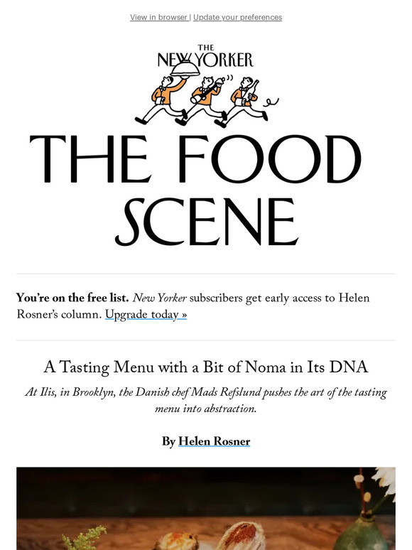 The New Yorker A Tasting Menu with a Bit of Noma in Its DNA Milled