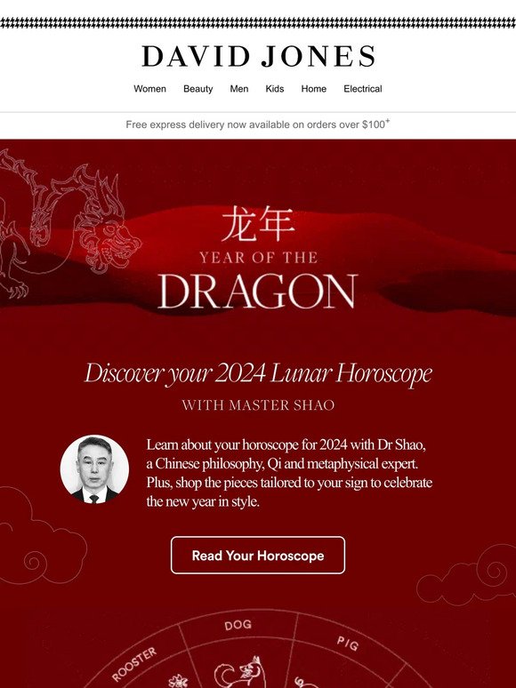 Welcome The Year Of The Dragon