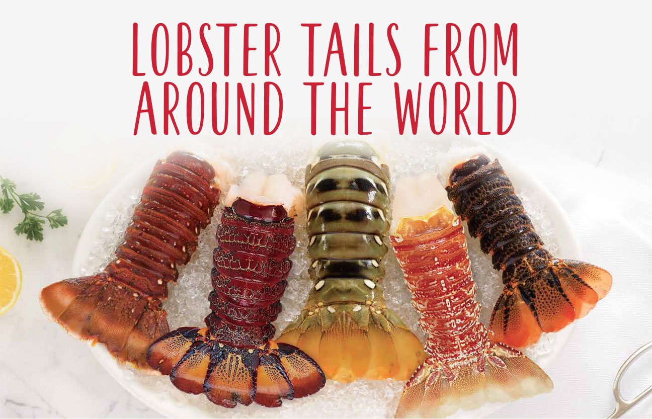 lobster tails from around the world