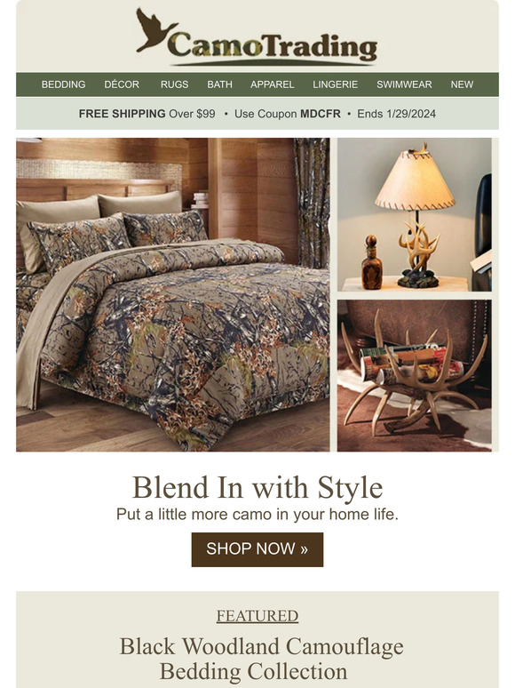 CAMO Bedding & Décor
