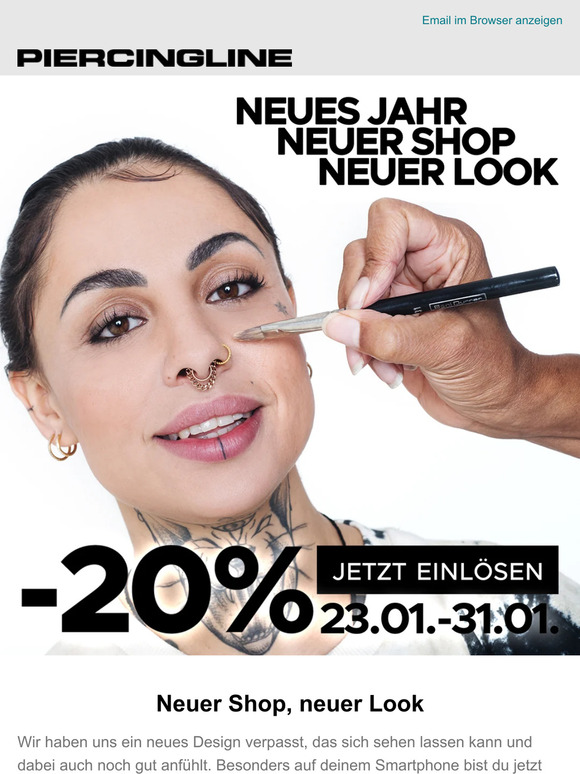 Neuer Shop, neuer Look! Spare jetzt 20%