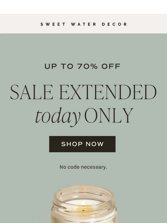 Today Only! 📣 SALE EXTENDED
