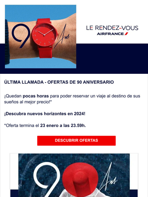 ¡Última llamada para el Rendez-Vous de Air France!