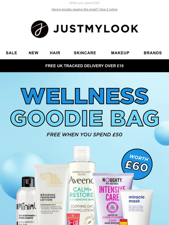 Justmylook: FREE Wellness Goodie Bag😍