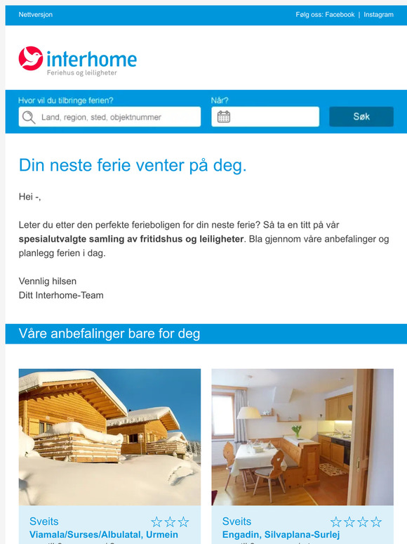 Får vi presentera några individuella semesterrekommendationer!