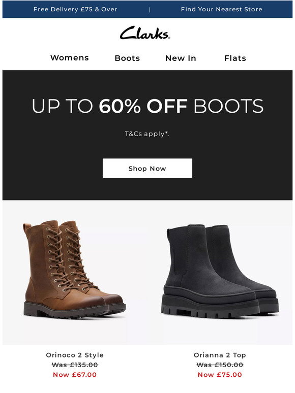 Clarks UK Email Newsletters Shop Sales, Discounts, and Coupon Codes
