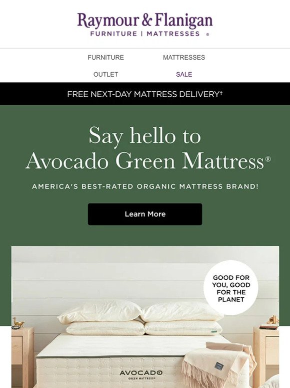Avocado organic mattresses have arrived!