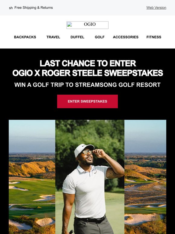 Last Chance To Enter To Win A Golf Trip