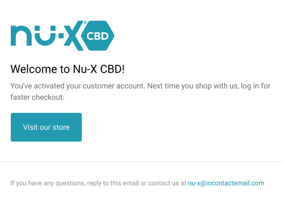 Customer account confirmation