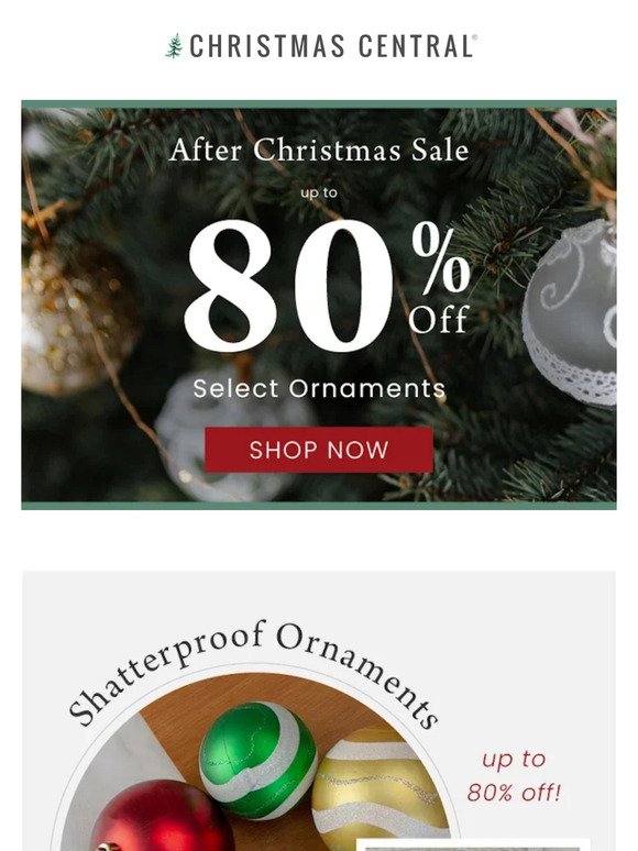 The ornaments from your Christmas list are on sale!
