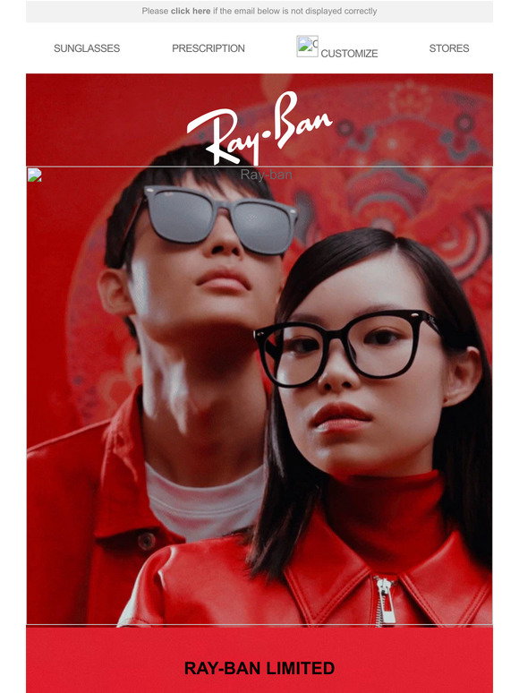 小物 BTMRay Ban YEAR OF THE DRAGON EDITION Slay the year of the dragon with Ray-Ban limited Lunar New Year