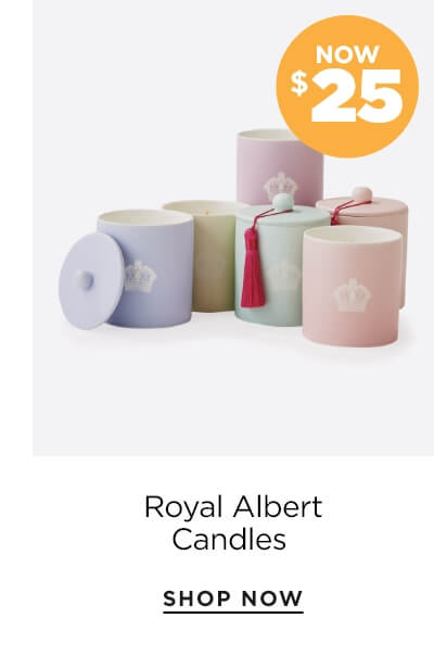 Royal Albert Candles now $25