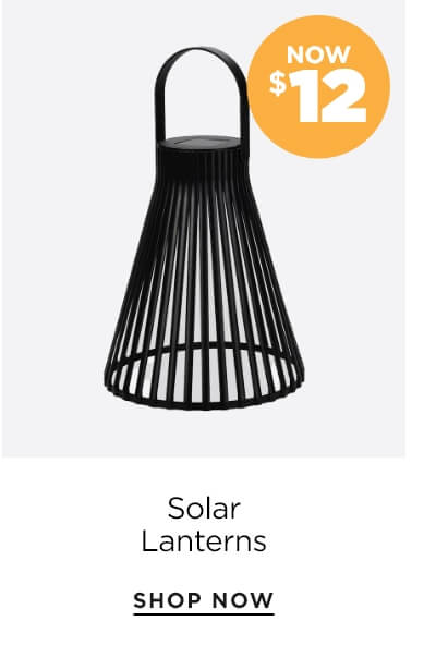 Solar Lanterns now $12