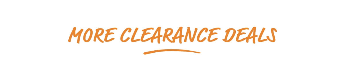 More clearance deals