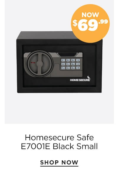 Homesecure Safe E7001E Black Small now $69.99