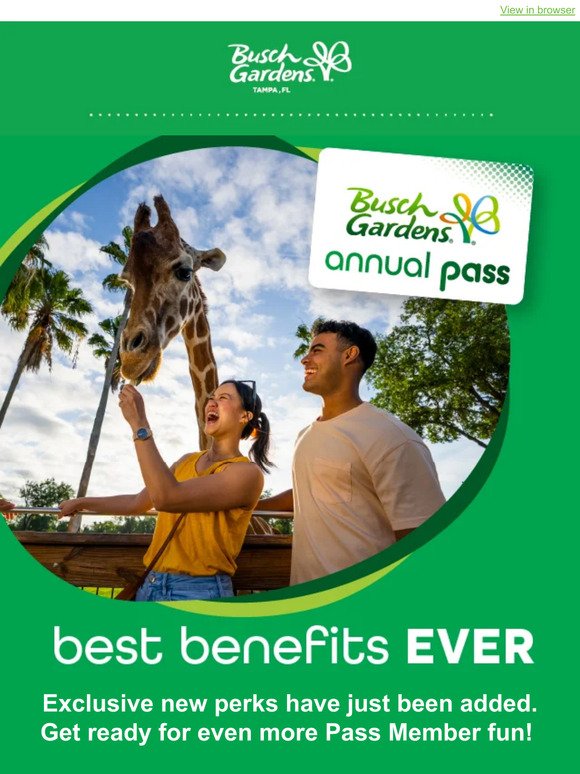 Best Benefits Ever: NEW Annual Passes on Sale!