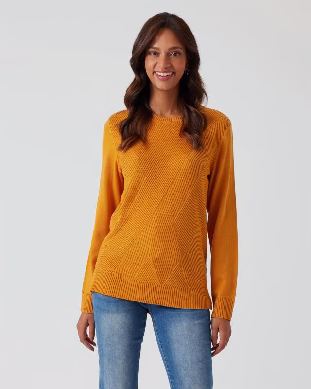 Pullover mit Rombenmuster