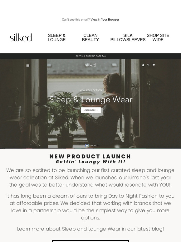 NEW SLEEP AND LOUNGE WEAR LAUNCH